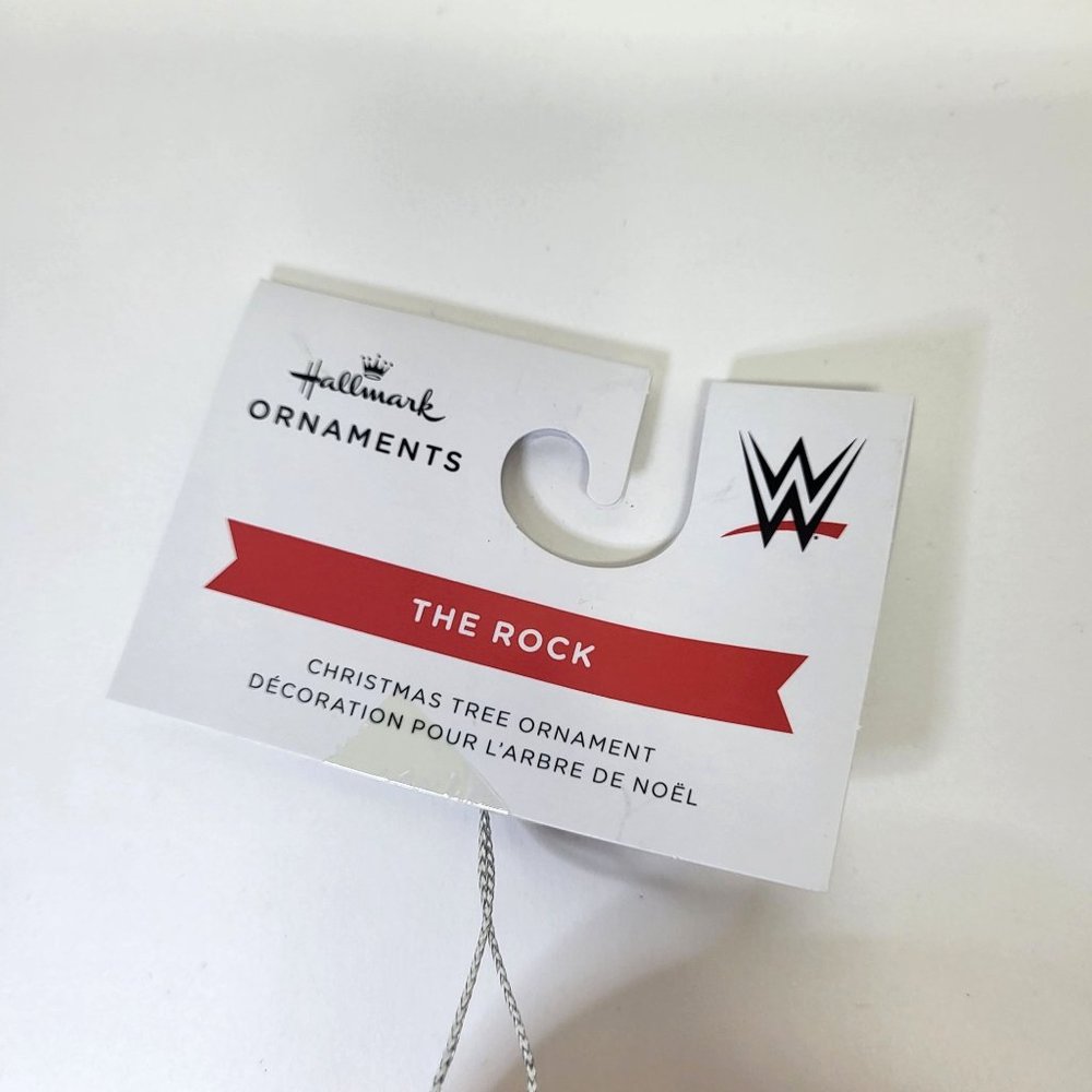 New Hallmark WWE The Rock Dwayne Johnson Wrestler Tree Ornament Gift Collectible - Picture 2 of 9